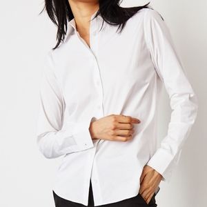 Misha Nonoo White Cotton Button Down Shirt
